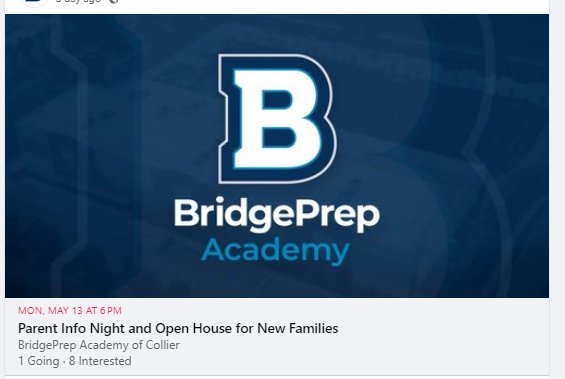 Parent Info Night and Open House for New Families